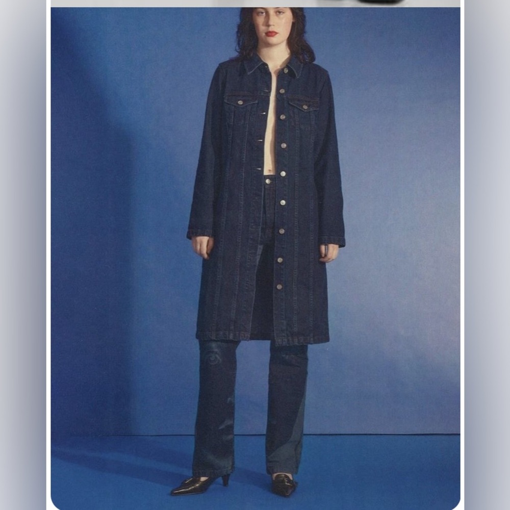 Paloma Wool Luana Women's Dark Blue Denim long coat